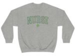 Varsity Nurse St Patricks Day Sweatshirt - Image 5